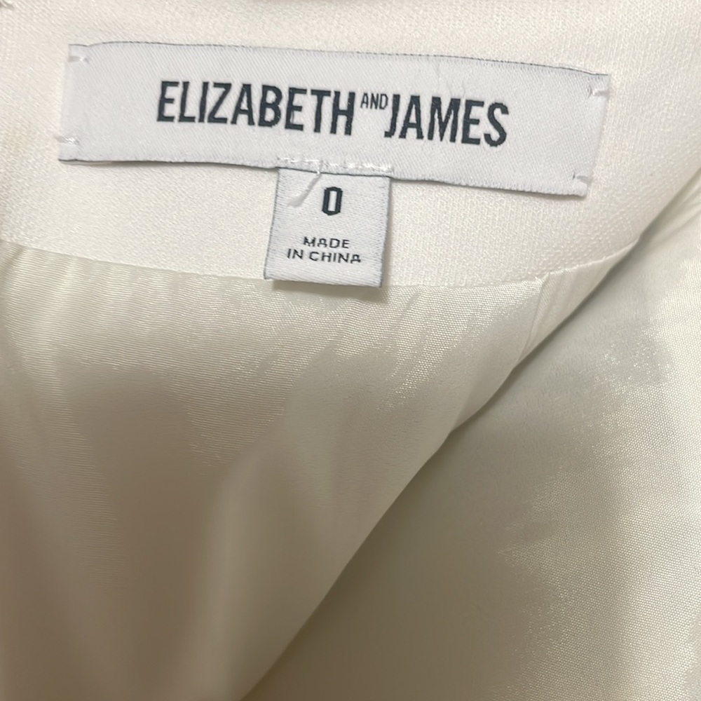 Elizabeth and James pencil skirt with front line stripe in size 0 - Picture 3 of 11